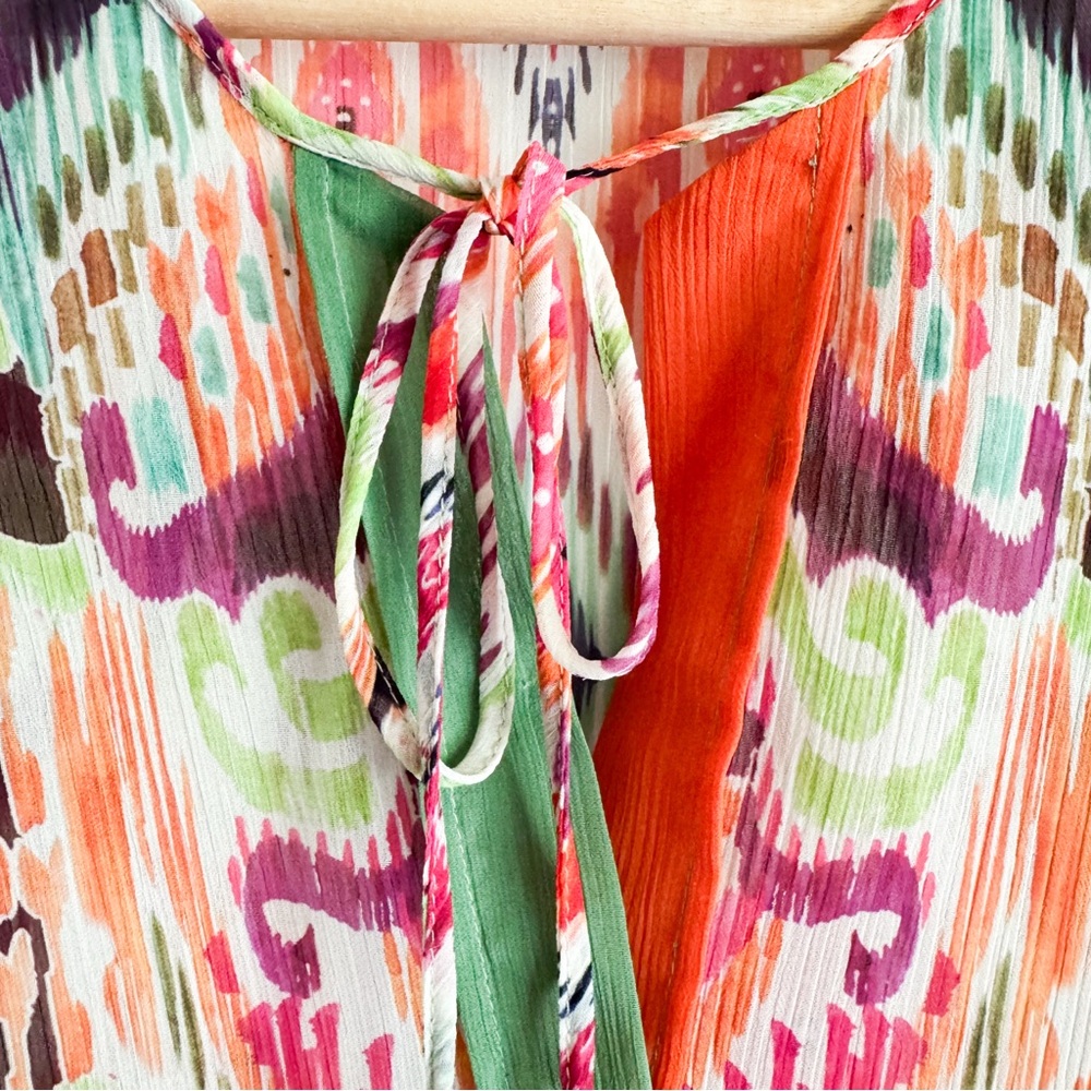 Zara Multicolor Printed Top Size Small - Picture 6 of 11